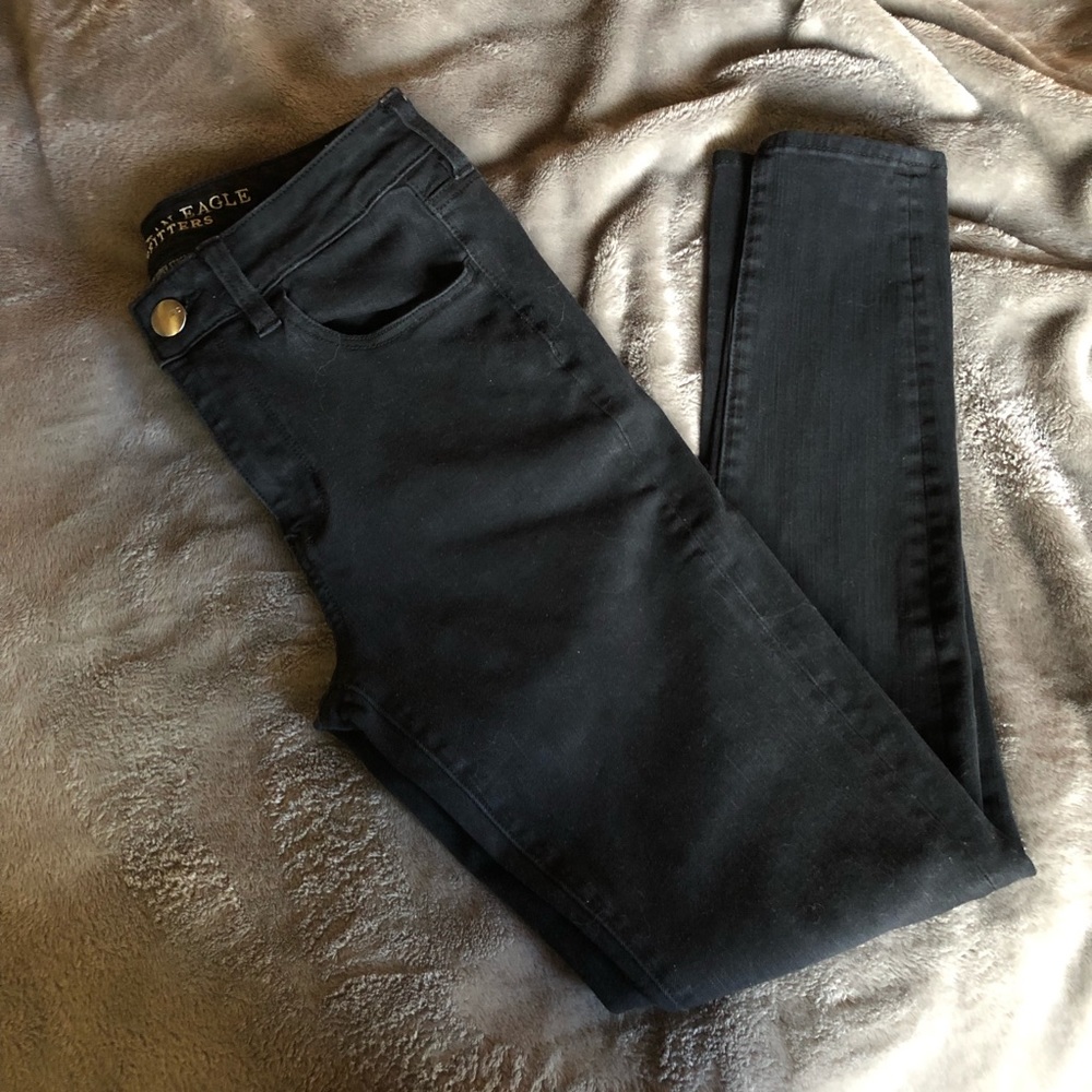 AE High Waisted Black Jeggings